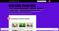 Desktop Screenshot of neweurofurniture.wordpress.com