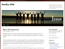 Tablet Screenshot of newdayssm.wordpress.com