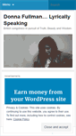 Mobile Screenshot of donnafullman.wordpress.com