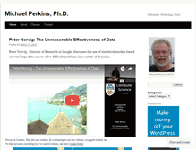 Tablet Screenshot of mperkins55.wordpress.com