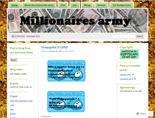 Tablet Screenshot of cpmillionairesarmy.wordpress.com