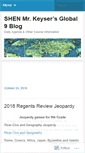 Mobile Screenshot of keyser9.wordpress.com