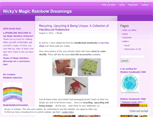 Tablet Screenshot of magicrainbowdreamings.wordpress.com