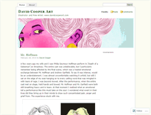 Tablet Screenshot of davidcooperart.wordpress.com