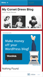 Mobile Screenshot of corsetdress.wordpress.com
