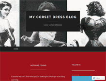 Tablet Screenshot of corsetdress.wordpress.com