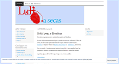 Desktop Screenshot of luliasecas.wordpress.com
