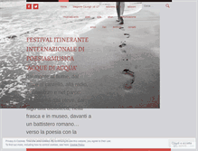 Tablet Screenshot of festivalitineranteinternazionalepoesia.wordpress.com