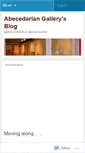 Mobile Screenshot of abecedariangallery.wordpress.com