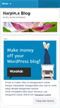 Mobile Screenshot of harpin.wordpress.com
