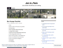 Tablet Screenshot of jeninjlem.wordpress.com