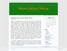 Tablet Screenshot of mojaverattlersblog.wordpress.com