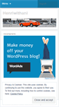 Mobile Screenshot of henriwithani.wordpress.com
