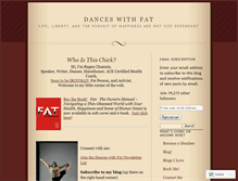 Tablet Screenshot of danceswithfat.wordpress.com