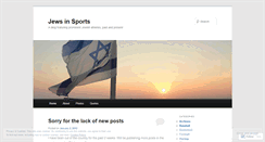 Desktop Screenshot of jewsinsports.wordpress.com