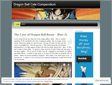 Tablet Screenshot of dragonballcels.wordpress.com