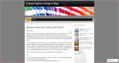 Desktop Screenshot of culturainglesalounge.wordpress.com