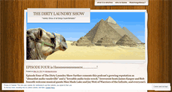 Desktop Screenshot of dirtylaundryshow.wordpress.com