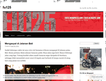 Tablet Screenshot of fu125.wordpress.com