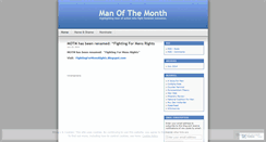 Desktop Screenshot of manofthemonth.wordpress.com