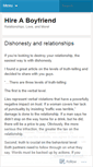 Mobile Screenshot of hireaboyfriend.wordpress.com