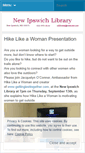 Mobile Screenshot of newipswichlibrary.wordpress.com