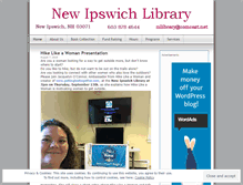 Tablet Screenshot of newipswichlibrary.wordpress.com