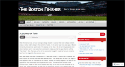 Desktop Screenshot of bostonfinisher.wordpress.com