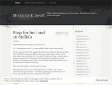 Tablet Screenshot of moderateinterest.wordpress.com