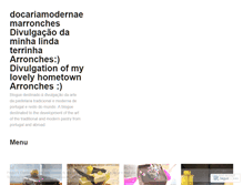 Tablet Screenshot of docariamodernaemarronches.wordpress.com