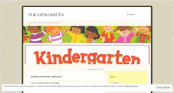 Desktop Screenshot of marcelacastillo.wordpress.com