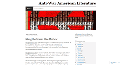 Desktop Screenshot of antiwarlit.wordpress.com