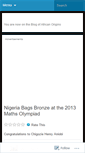 Mobile Screenshot of africanorigins.wordpress.com