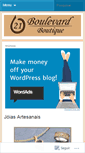 Mobile Screenshot of boulevardboutique.wordpress.com