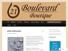 Tablet Screenshot of boulevardboutique.wordpress.com