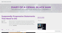 Desktop Screenshot of genialblackman.wordpress.com