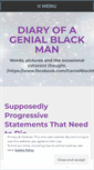 Mobile Screenshot of genialblackman.wordpress.com