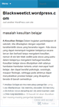 Mobile Screenshot of blacksweetict.wordpress.com