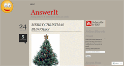 Desktop Screenshot of answeritsa.wordpress.com