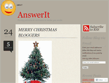 Tablet Screenshot of answeritsa.wordpress.com