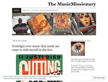 Tablet Screenshot of musicmissionary.wordpress.com