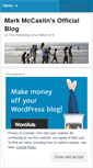 Mobile Screenshot of markmccaslin.wordpress.com