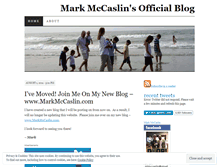 Tablet Screenshot of markmccaslin.wordpress.com