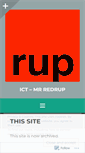 Mobile Screenshot of ictredrup.wordpress.com