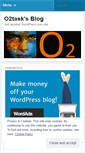 Mobile Screenshot of o2task.wordpress.com