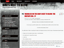 Tablet Screenshot of bibisnexttoblow.wordpress.com