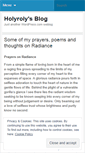 Mobile Screenshot of holyroly.wordpress.com