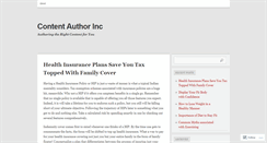 Desktop Screenshot of contentauthorinc.wordpress.com