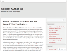 Tablet Screenshot of contentauthorinc.wordpress.com