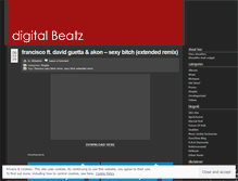 Tablet Screenshot of digitalbeatz.wordpress.com